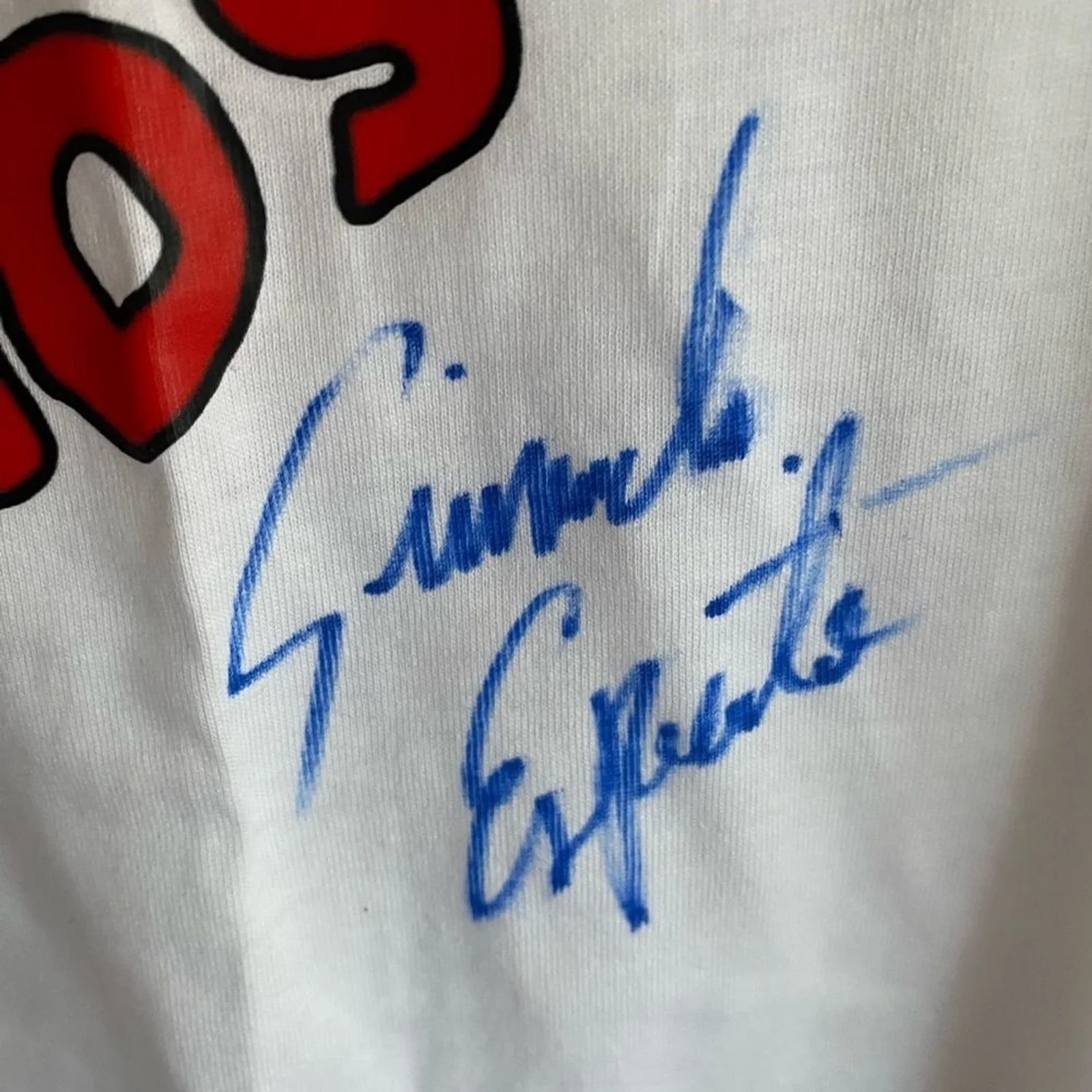 Los Pollos Hermanos Shirt Signed by Bryan Cranston Aaron Paul Giancarlo Esposito, image 4