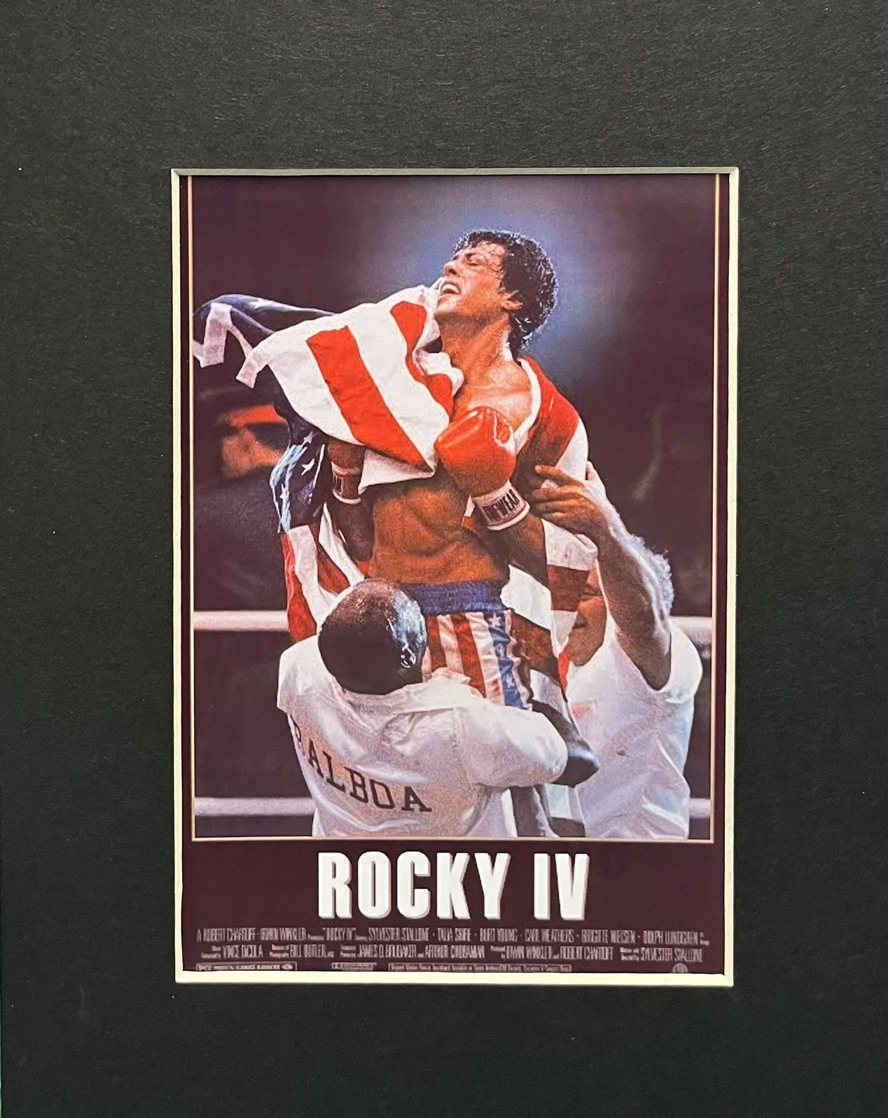 ROCKY 4. 35mm Film Cell MOUNTED DISPLAY, image 3