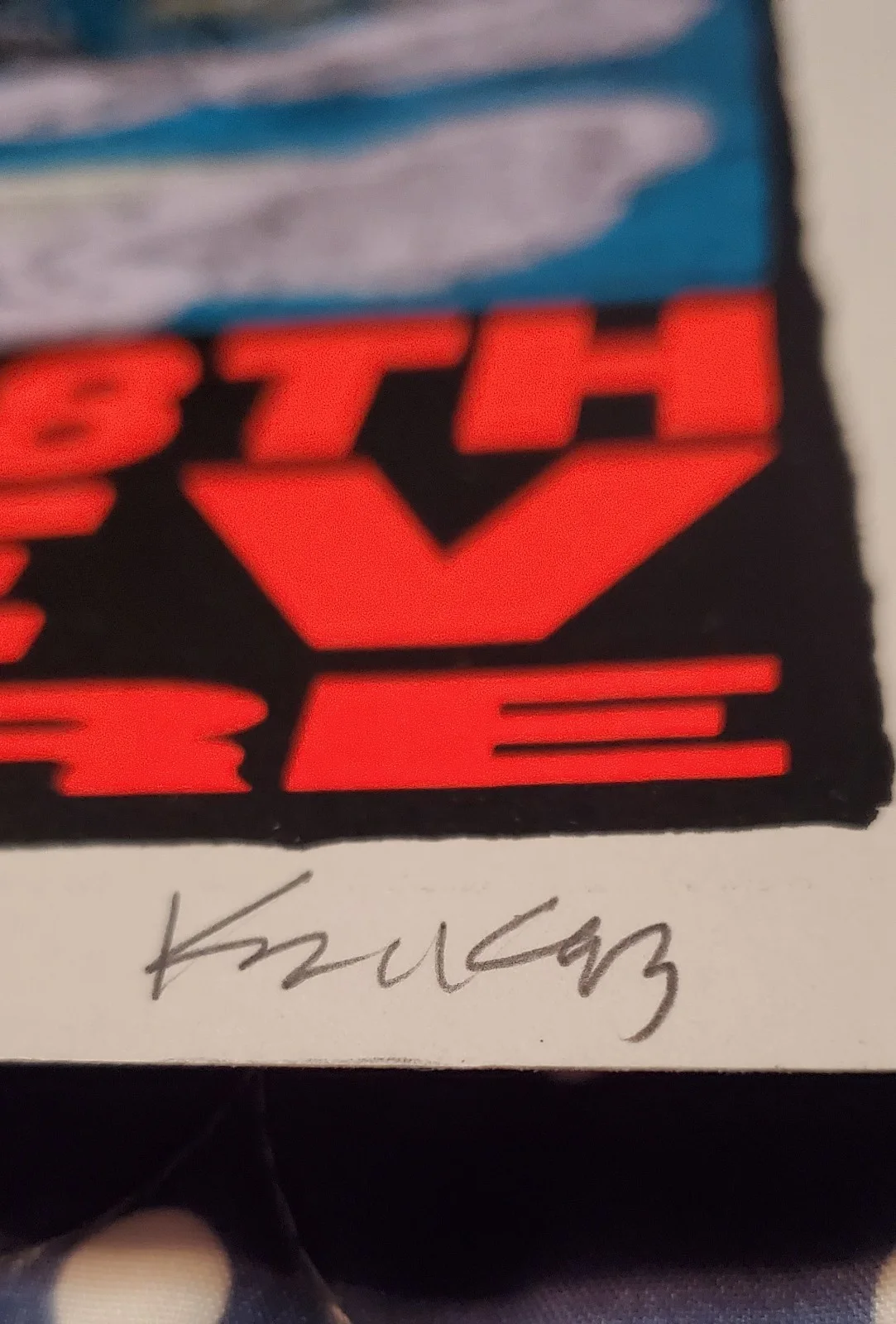 1993 Kozik Signed CHERUBS poster. #499/500, image 3