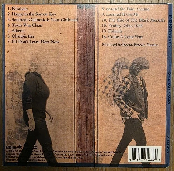 One Lost Day by the Indigo Girls signed Amy Emily autographed CD case with CD, image 2