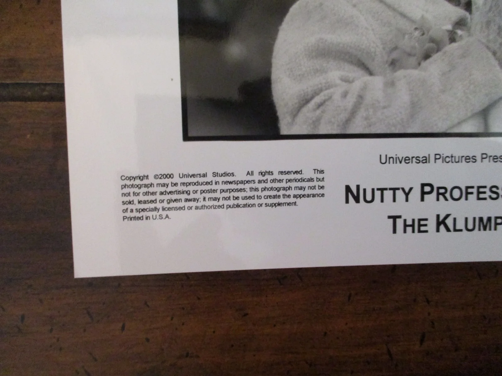 NUTTY PROFESSOR II: THE KLUMPS(Eddie Murphy)2000 8 x 10 Black/White Press Photo, изображение 4