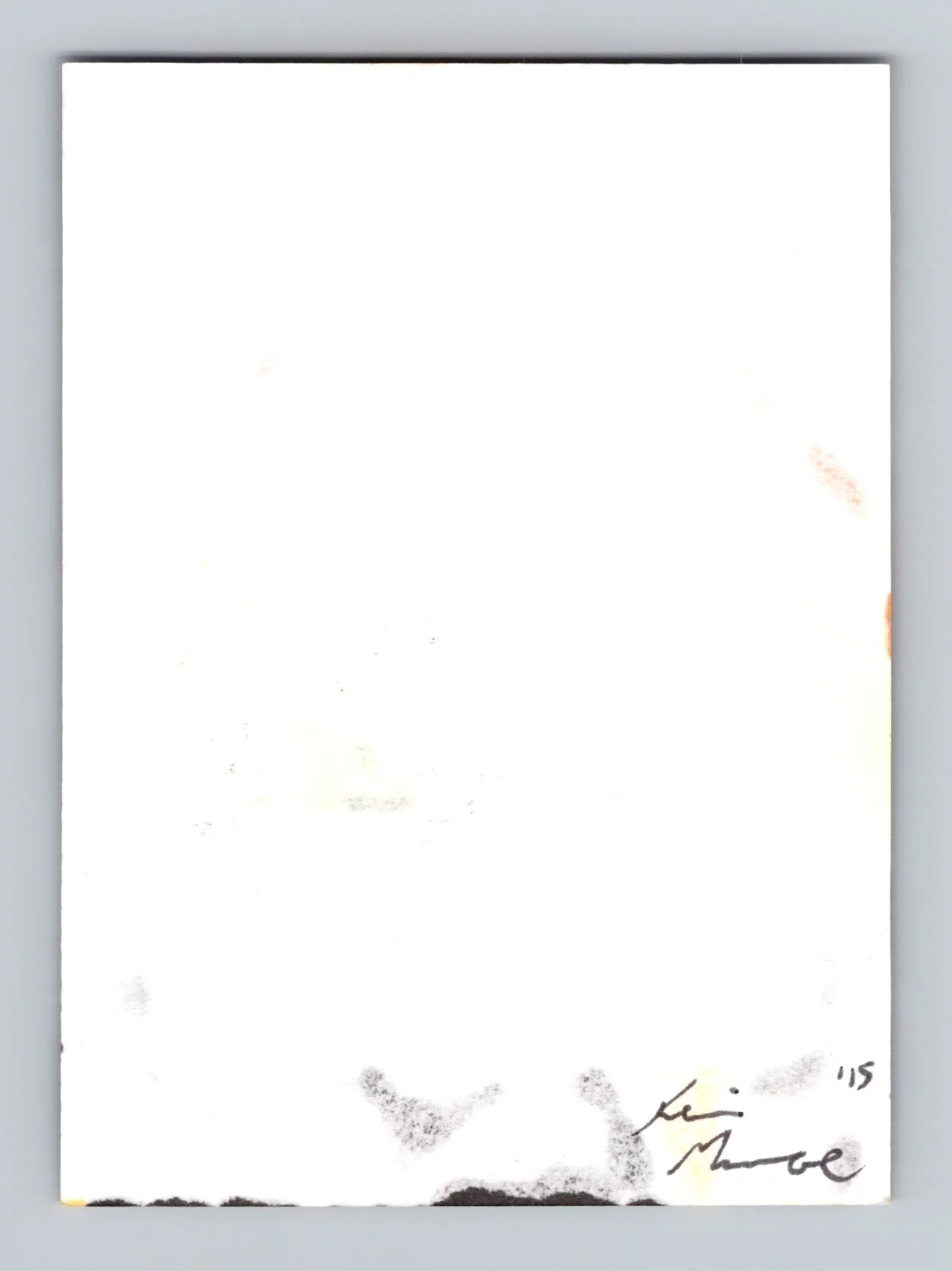 Tommy Chong — Tommy Chong Authentic Autographed Signed Custom 1/1 Original Sketch Card, image 2