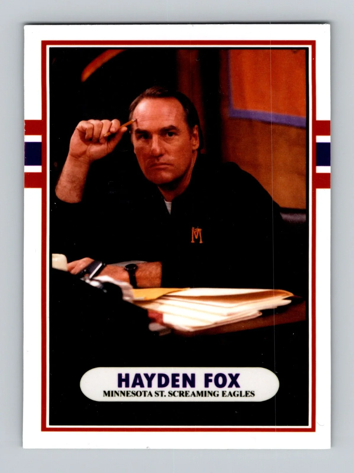Craig T. Nelson — Craig T. Nelson Authentic Autographed Signed Hayden Fox 'Coach' Custom Card, image 2