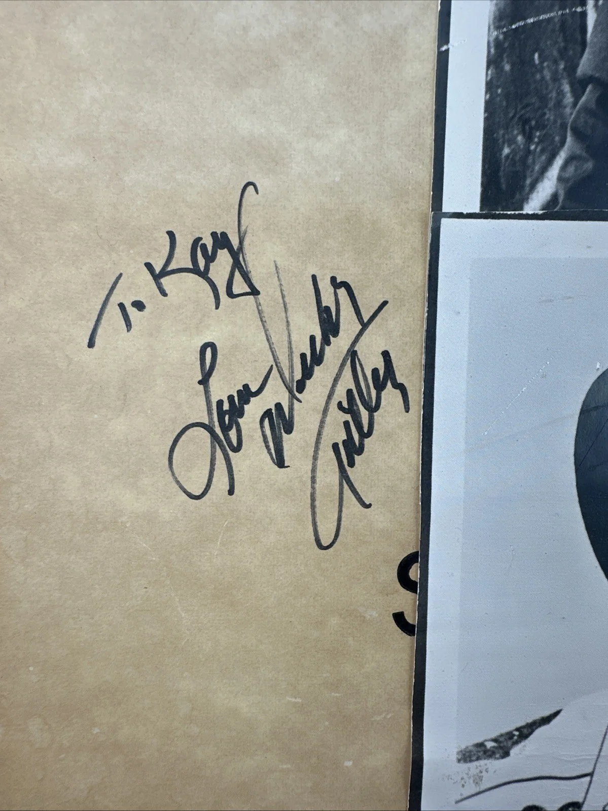 Mickey Gilley Johnny Lee Autographed Poster ~19 X 14” Cowboy READ, изображение 2