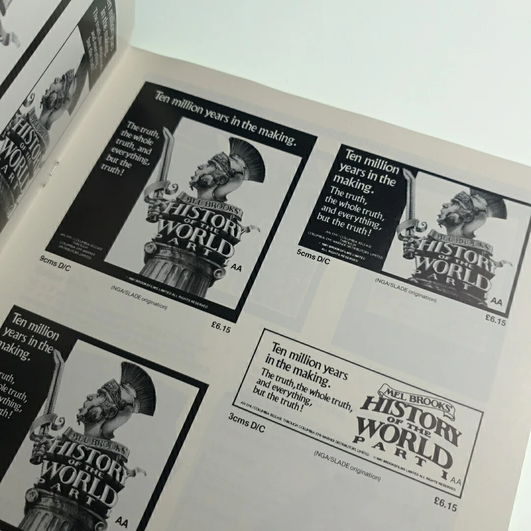 History of the World Part 1 Movie Exhibitors Campaign Book Booklet, изображение 3