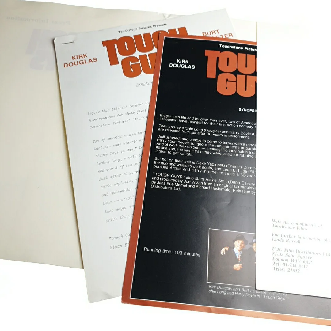 Tough Guys Movie Press Release Folder, image 3