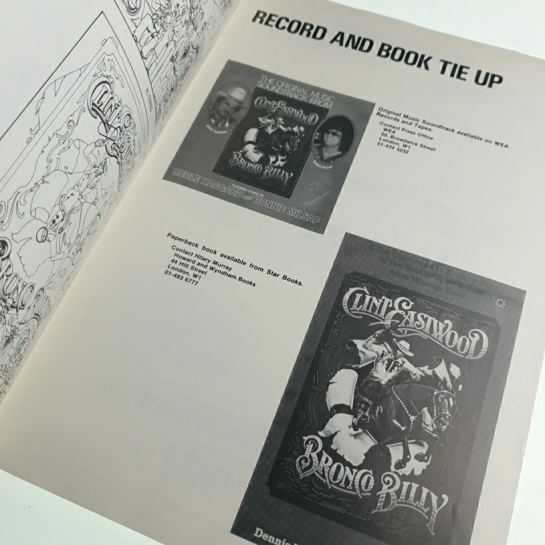 Bronco Billy Clint Eastwood Exhibitors Campaign Book, изображение 5