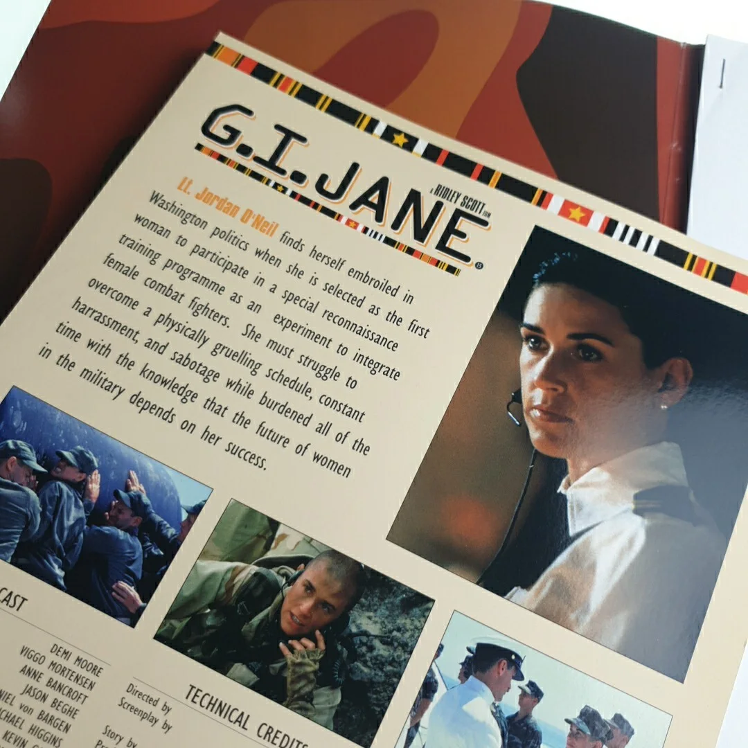 GI Jane Movie Press Release Kit Folder & Info Sheet, image 3