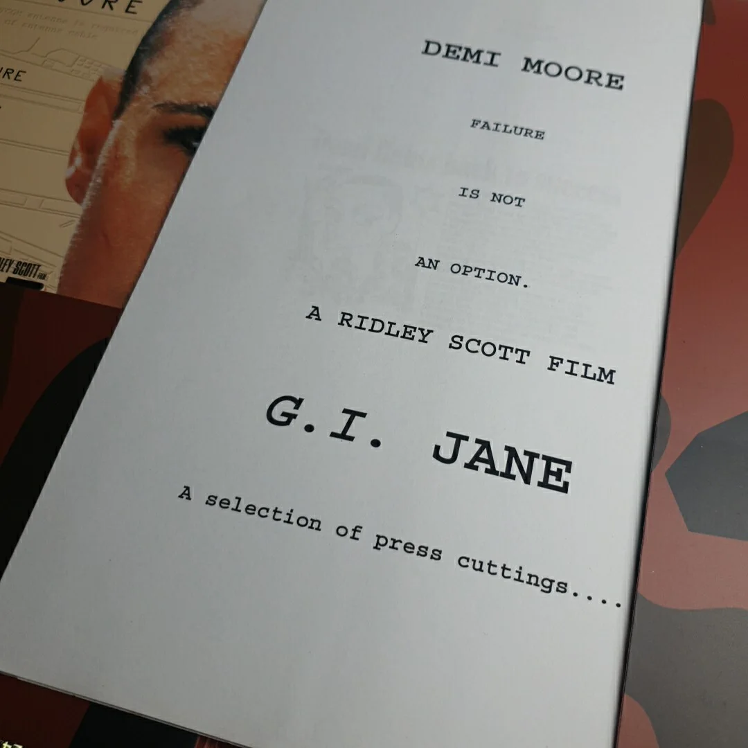 GI Jane Movie Press Release Kit Folder & Info Sheet, image 4