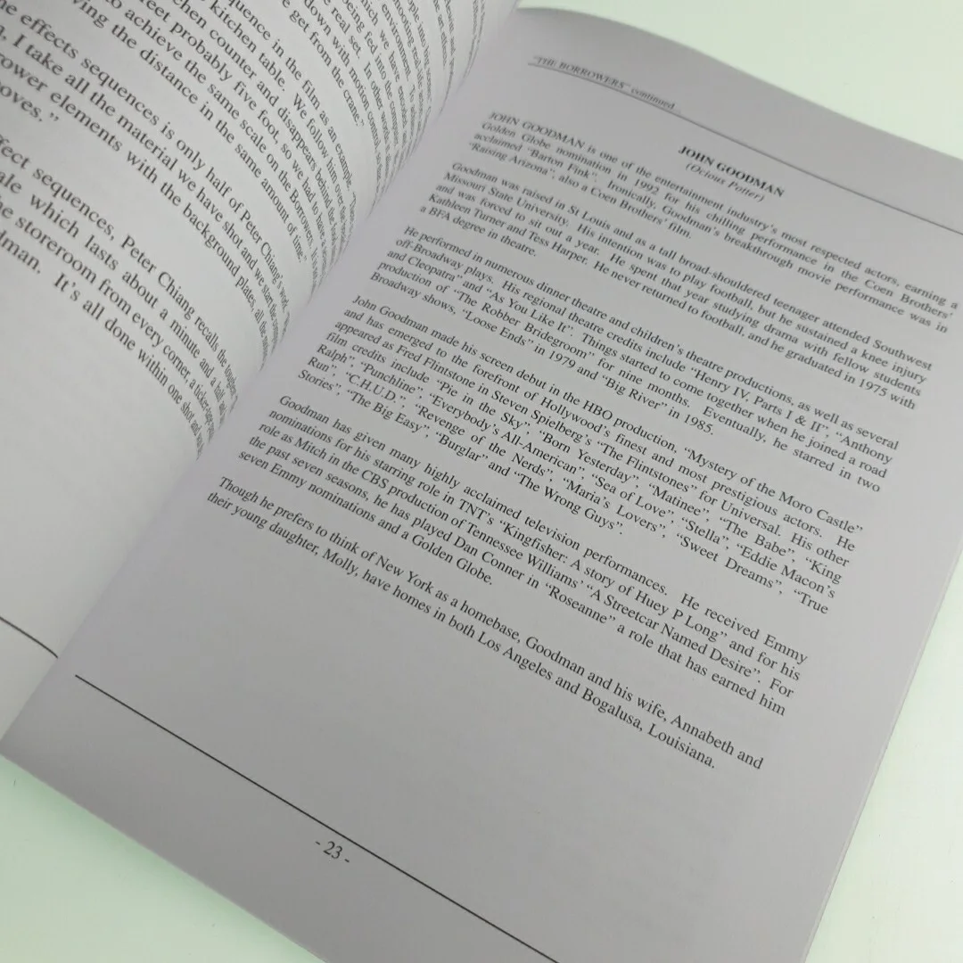 The Borrowers Movie Press Release Book, image 4
