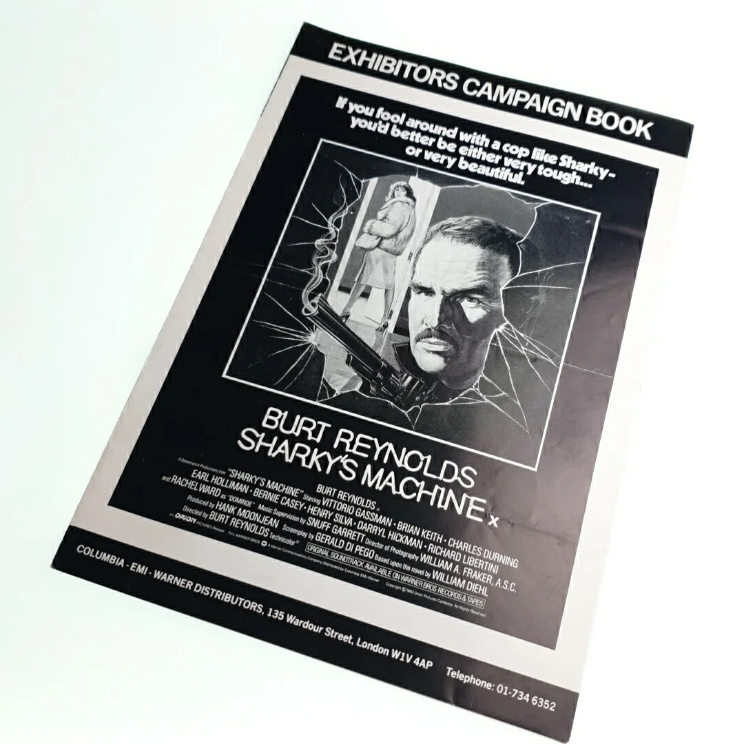 Burt Reynolds Sharkys Machine Exhibitors Campaign Book Booklet, image 2