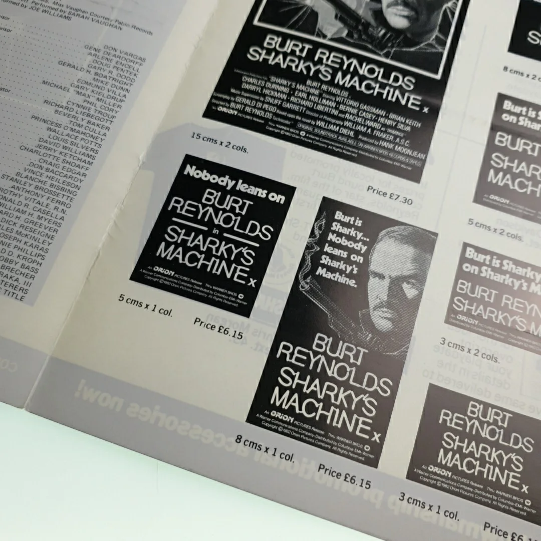 Burt Reynolds Sharkys Machine Exhibitors Campaign Book Booklet, image 4