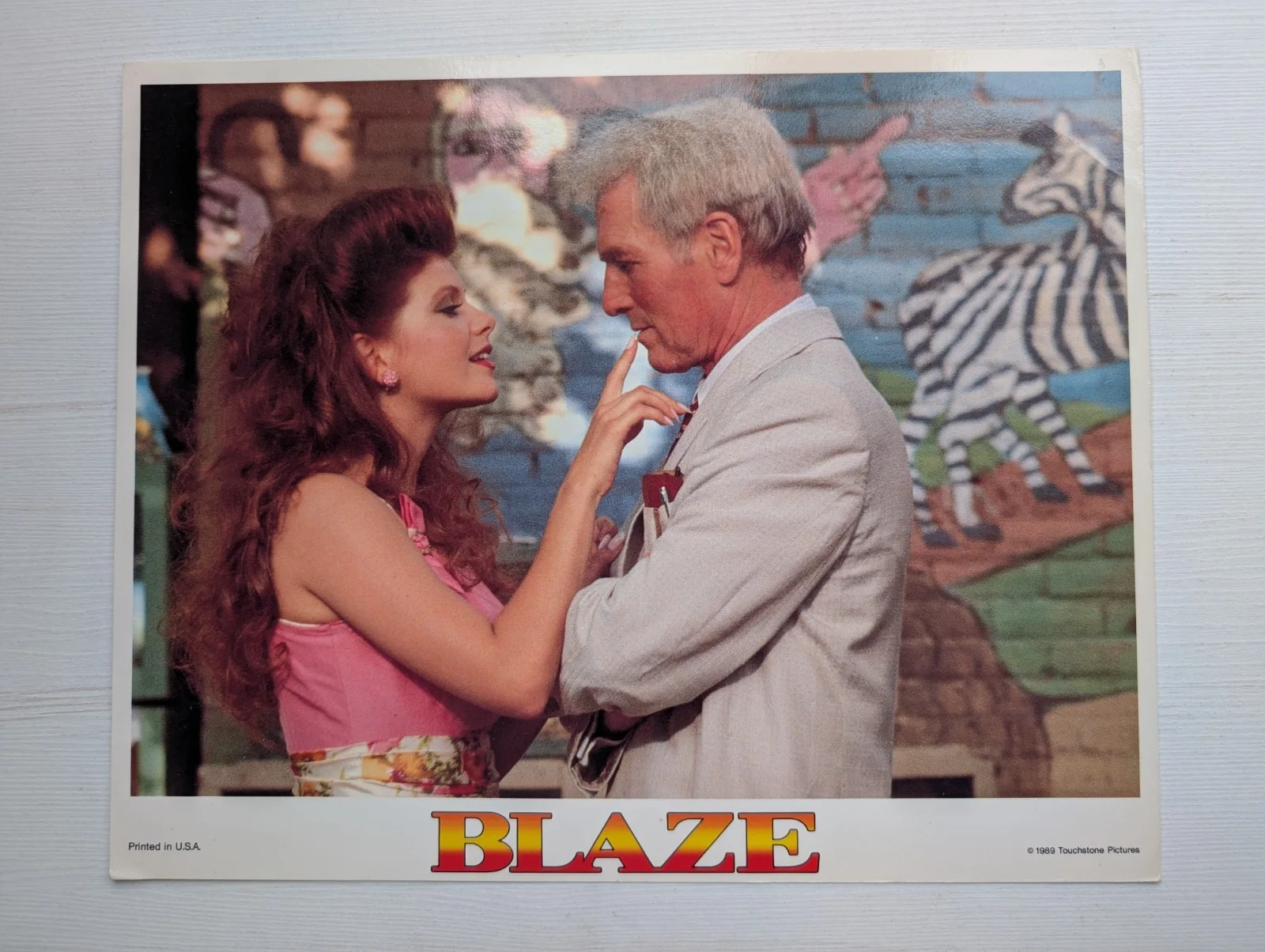 Blaze x3 Lobby Card Bundle - 1989 Paul Newman/Touchstone Pictures, image 2