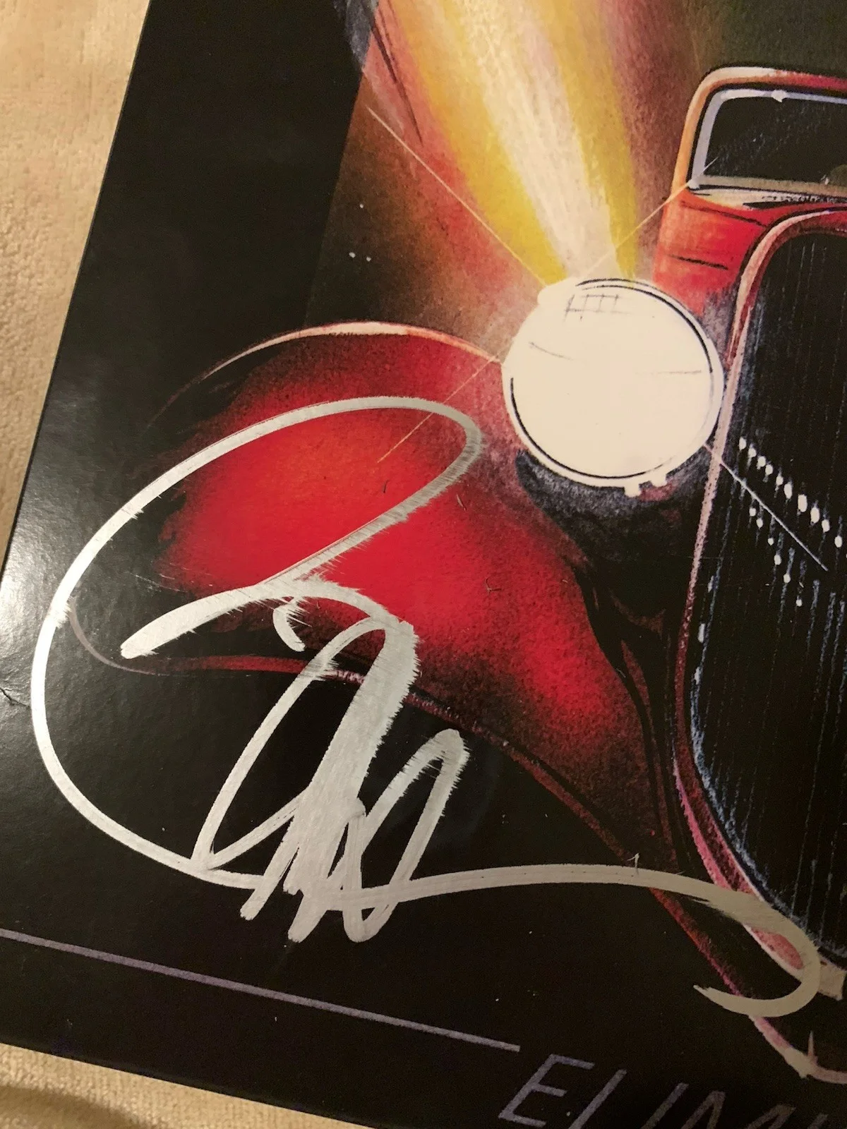 ZZ Top Billy Gibbons JSA Signed Autograph Record Album Vinyl Eliminator, image 2