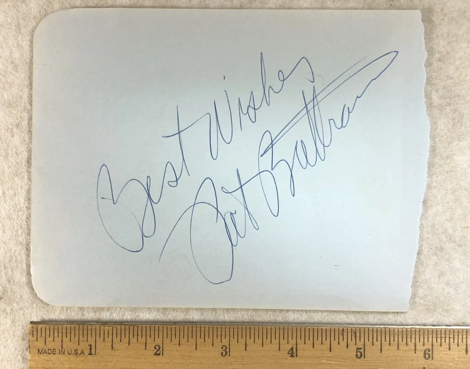 Pat Buttram — Vintage Pat Buttram Signed Autograph Actor Mr Haney In Green Acres TV Show Rare, изображение 3