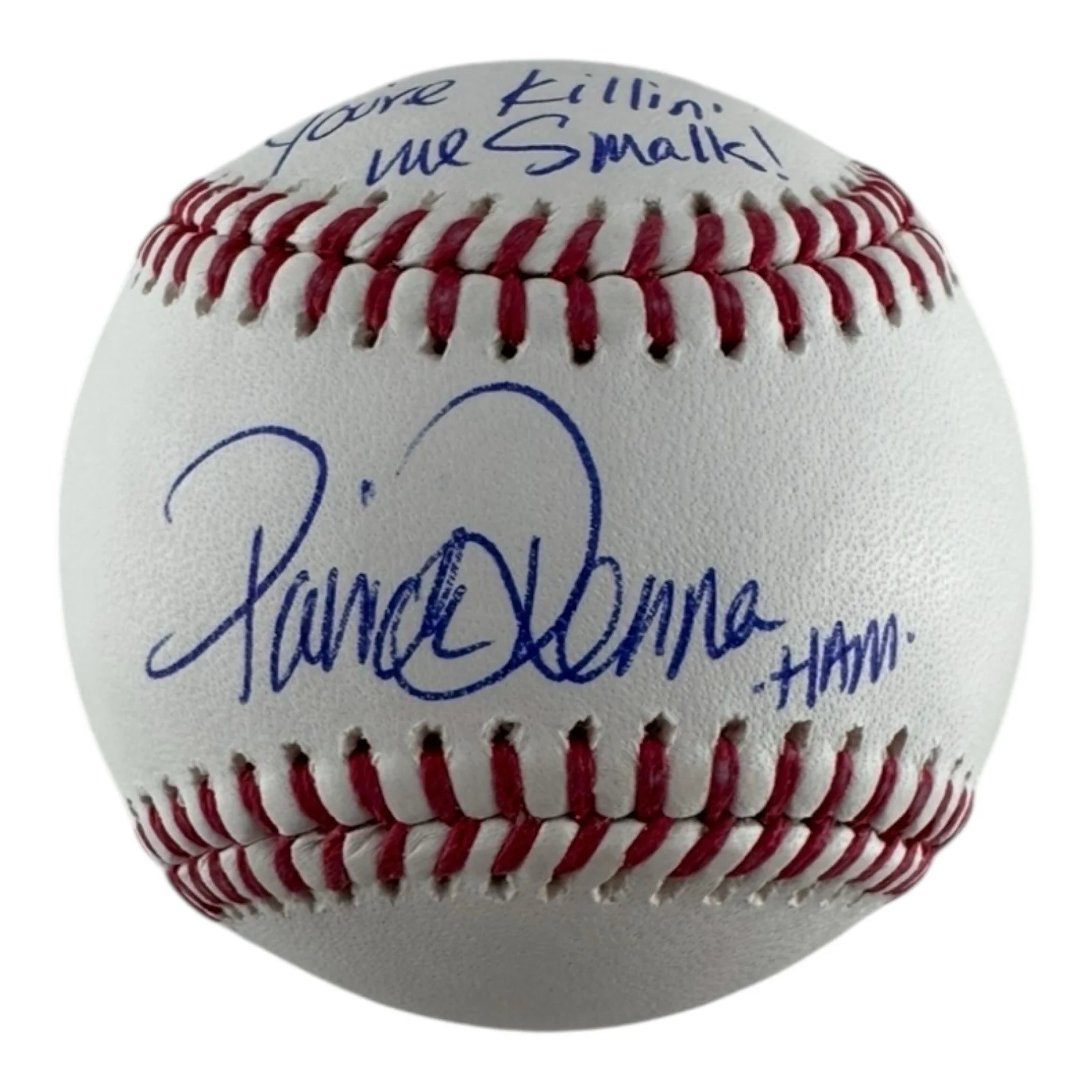 Patrick Renna — Patrick Renna Signed Rawlings Official MLB Baseball BAS You’re Killin’ Me Smalls, image 2