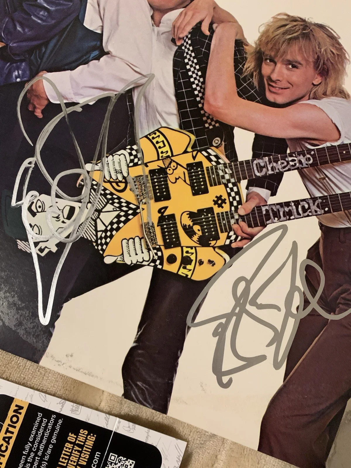 Cheap Trick JSA Signed Autograph Album Vinyl Next Position Zander, Nielsen, image 2