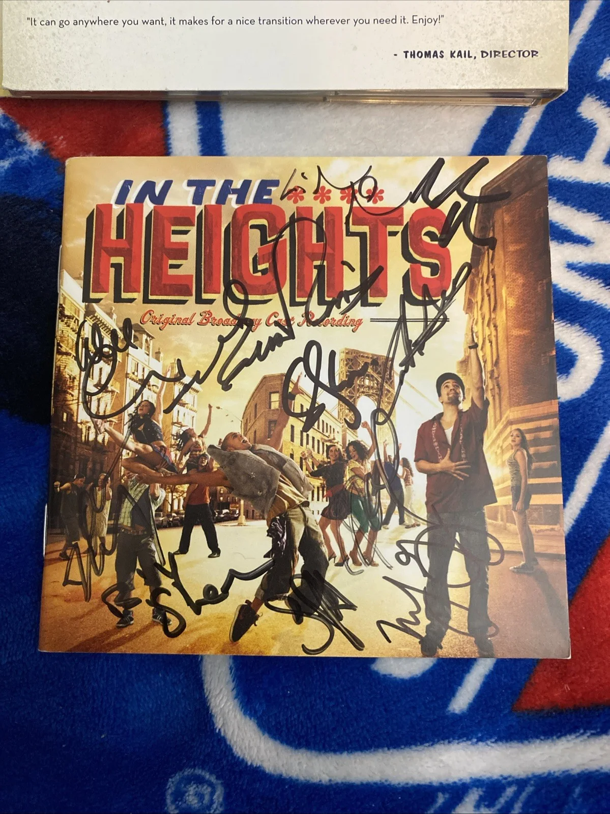 Lin Manuel Miranda — In The Heights Full Broadway Cast Signed CD Digipack-Lin Manuel Miranda & More, image 2
