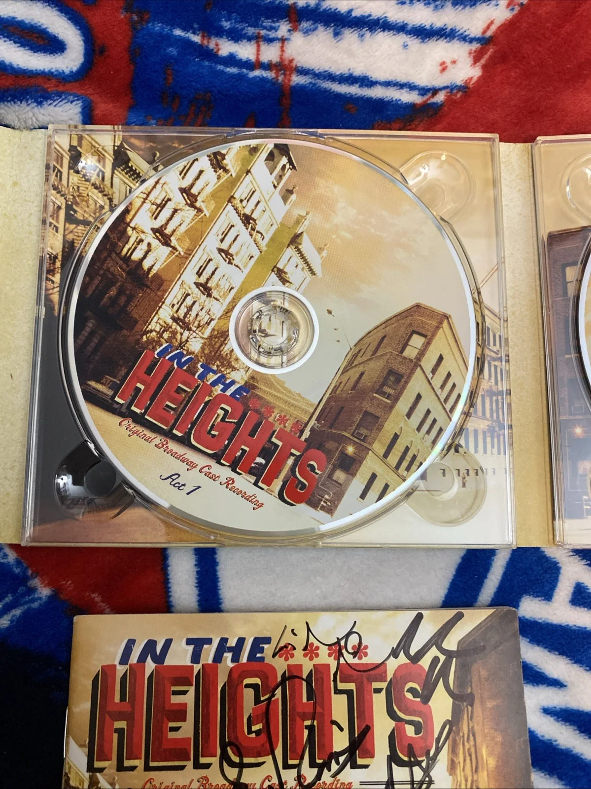 Lin Manuel Miranda — In The Heights Full Broadway Cast Signed CD Digipack-Lin Manuel Miranda & More, image 3
