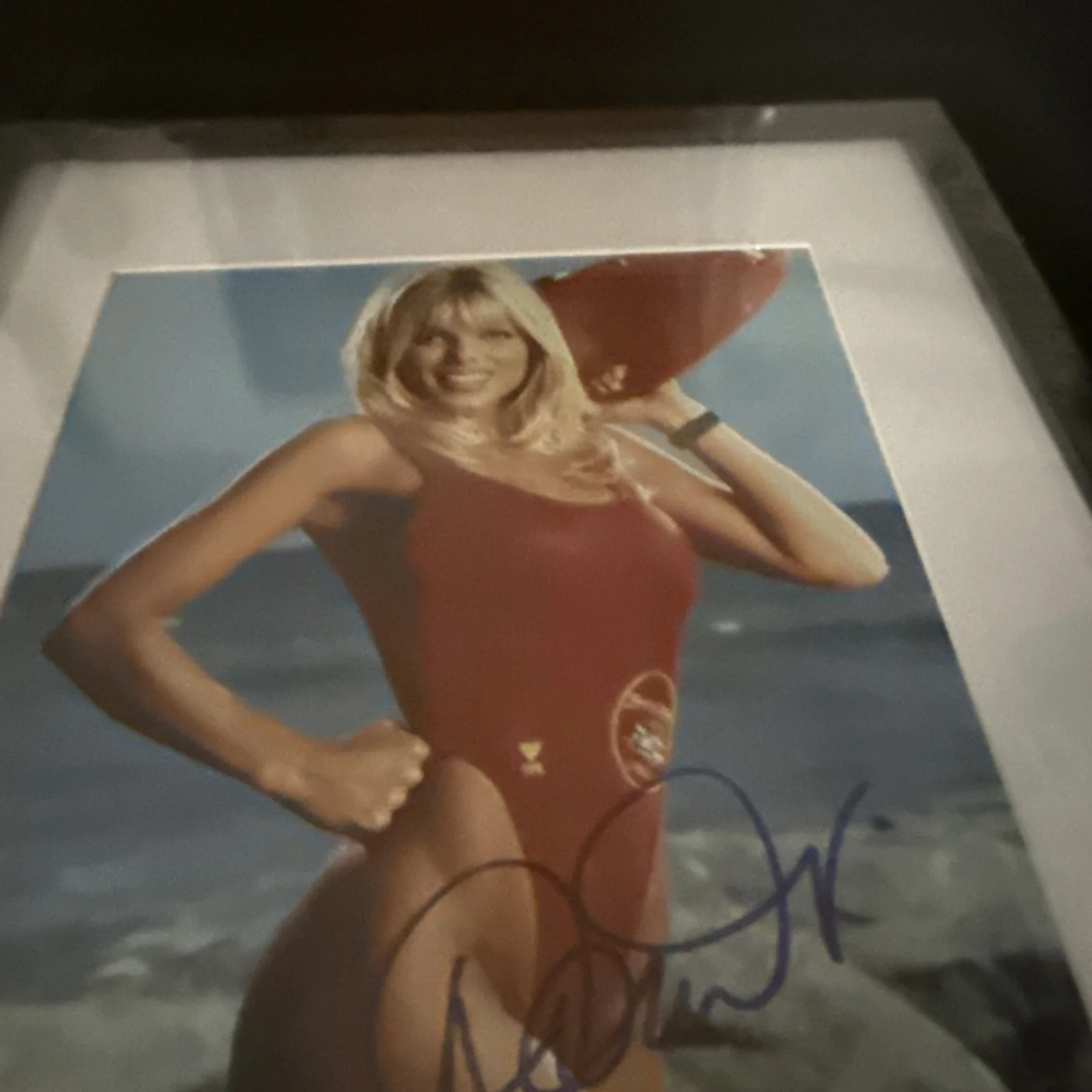 Donna D’Errico (Sexy Baywatch) 8x10 Matted Autographed photo Beckett BF25450, изображение 2