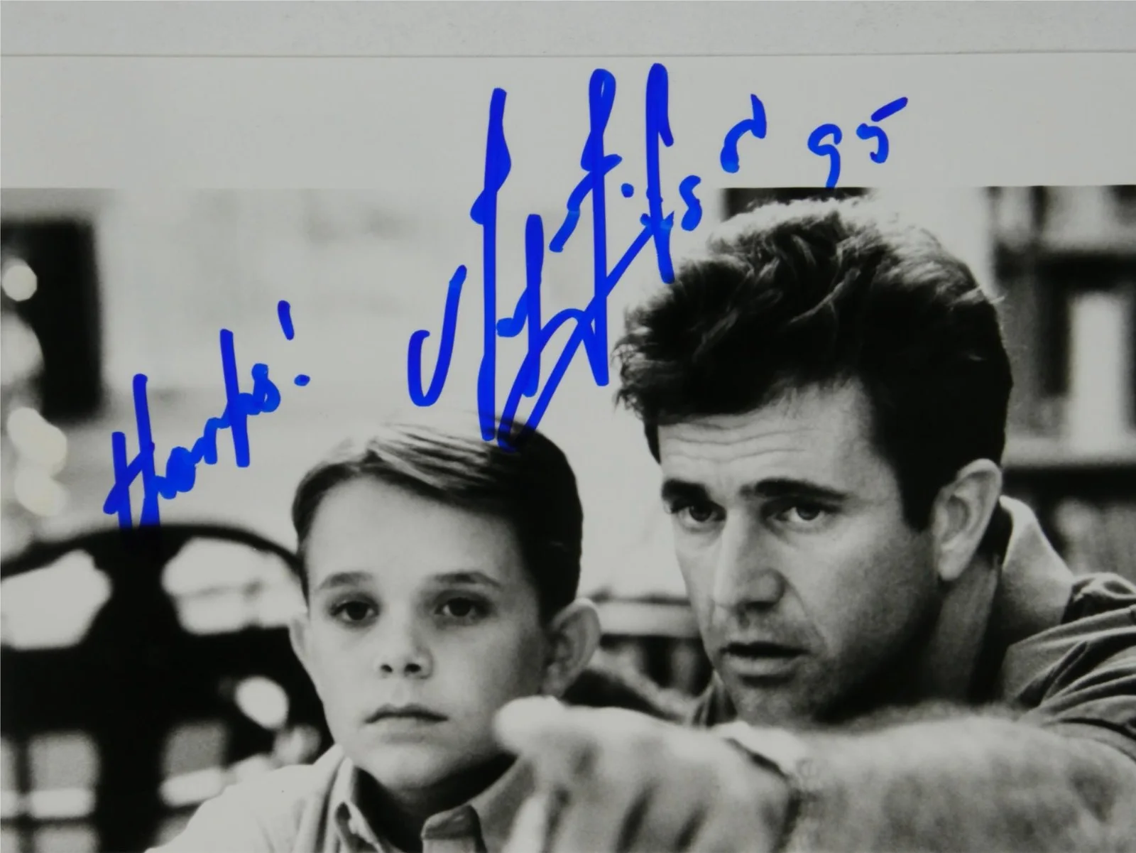 Mel Gibson — Mel Gibson Signed 8x10 B&W Photo The Man Without A Face Autographed JSA COA, изображение 3