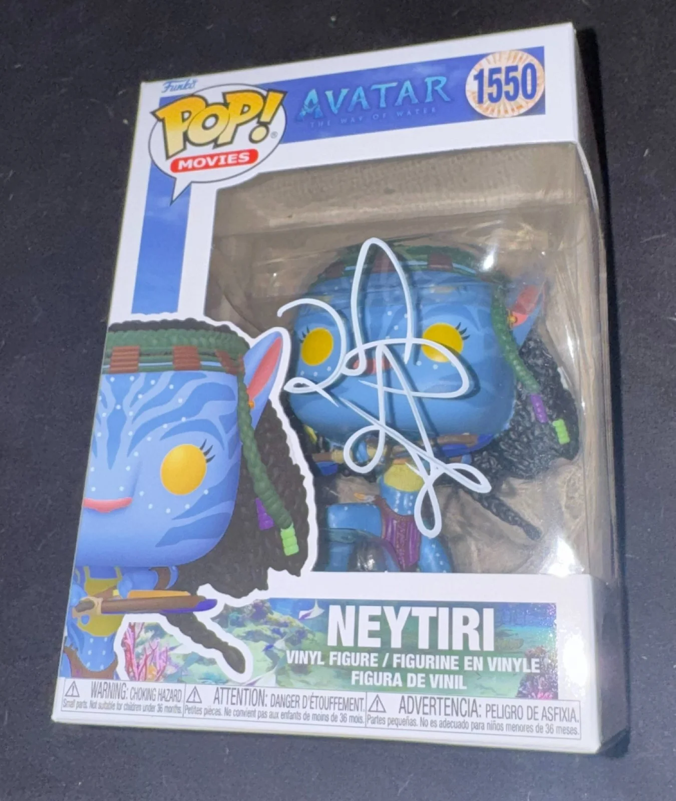 Zoe Saldana — Zoe Saldana signed Neytiri funko Avatar poster photo BAS Beckett NEW, изображение 2