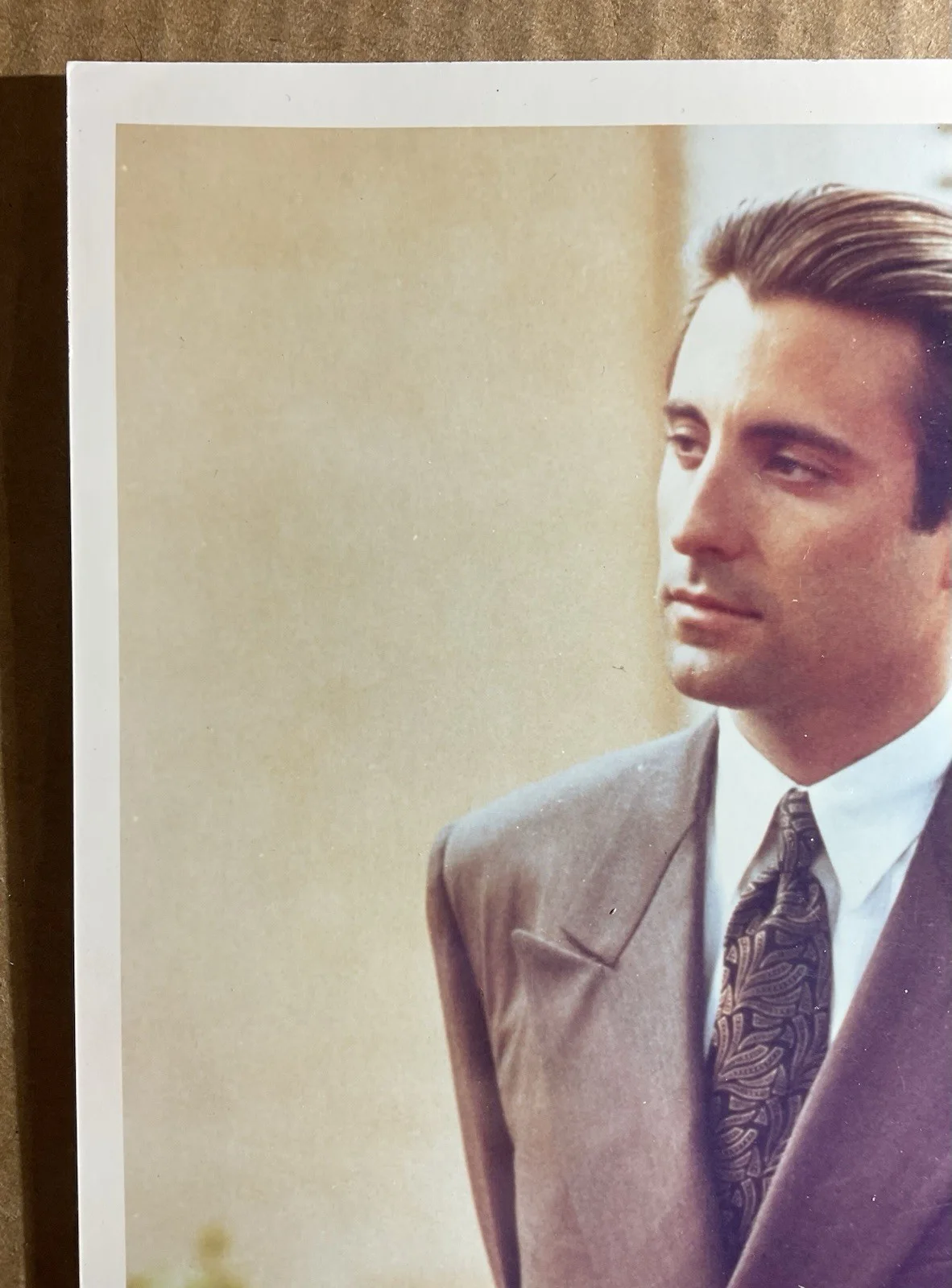 ANDY GARCIA AUTOGRAPHED PHOTO; 8” x 10”; Color; No CoA; Godfather III, image 3