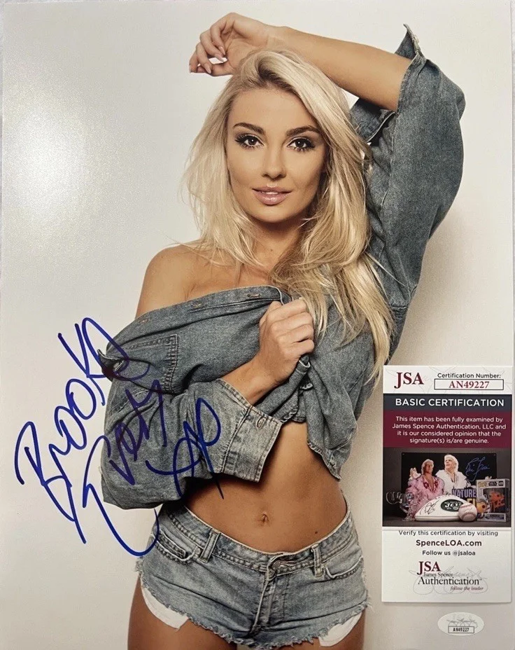 Brooke Evers — Brooke Evers Model,Actress & Dancer Australian Signed Auto 14x11 Photo JSA COA