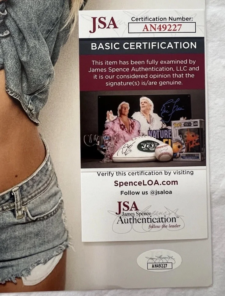 Brooke Evers — Brooke Evers Model,Actress & Dancer Australian Signed Auto 14x11 Photo JSA COA, изображение 2