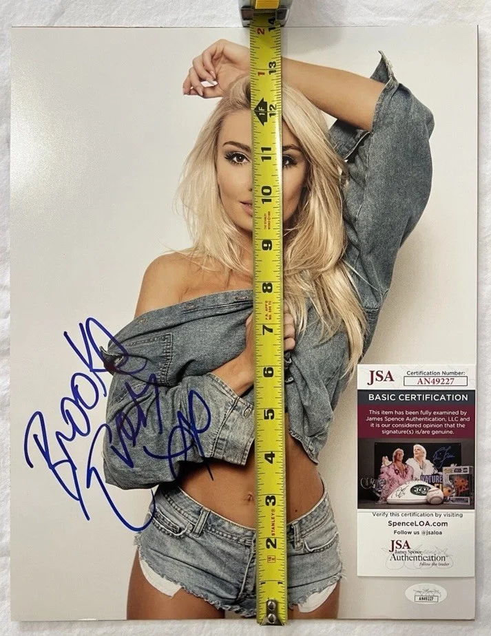 Brooke Evers — Brooke Evers Model,Actress & Dancer Australian Signed Auto 14x11 Photo JSA COA, изображение 4