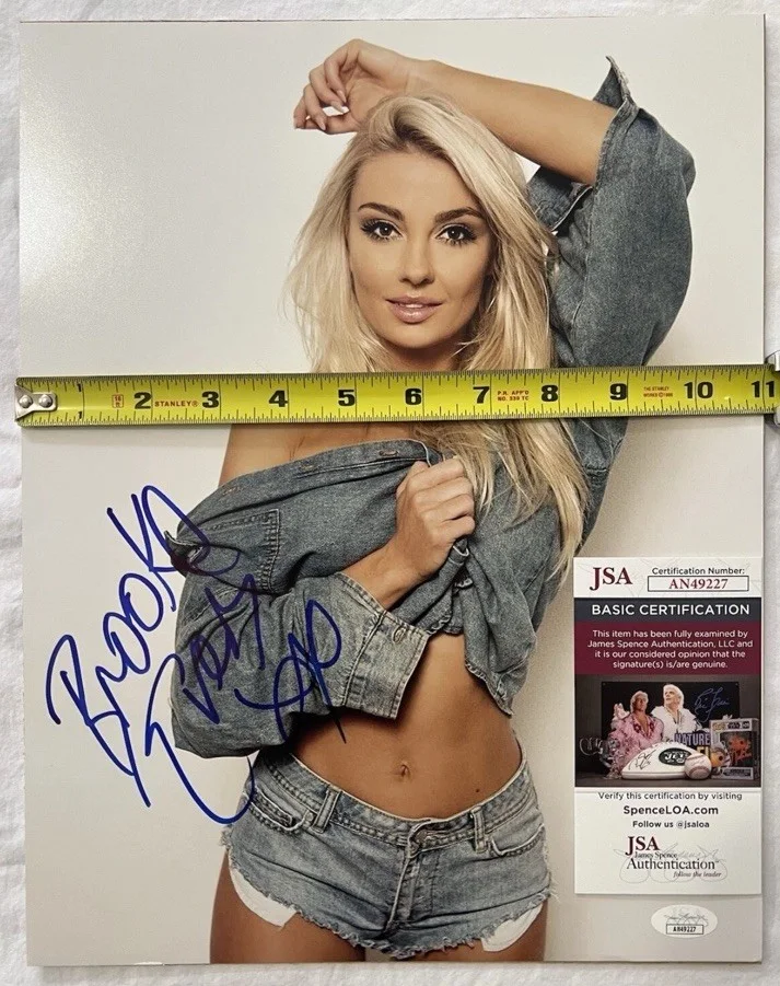 Brooke Evers — Brooke Evers Model,Actress & Dancer Australian Signed Auto 14x11 Photo JSA COA, изображение 5