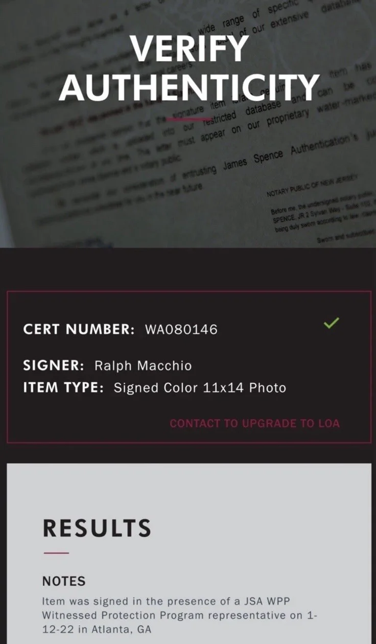 Ralph Macchio — Ralph Macchio Karate Kid Rare Hand Signed Autographed 14x11 inches JSA COA, изображение 4