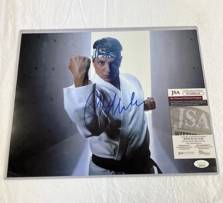 Ralph Macchio — Ralph Macchio Karate Kid Rare Hand Signed Autographed 14x11 inches JSA COA, изображение 5
