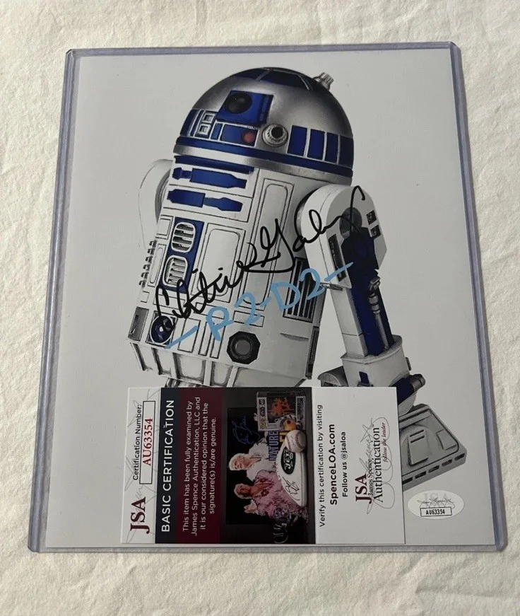 Christine Galey — Christine Galey Signed Auto ‘Star Wars R5-D4/Artoo-Detoo’ 10x8 Photo JSA COA, изображение 5