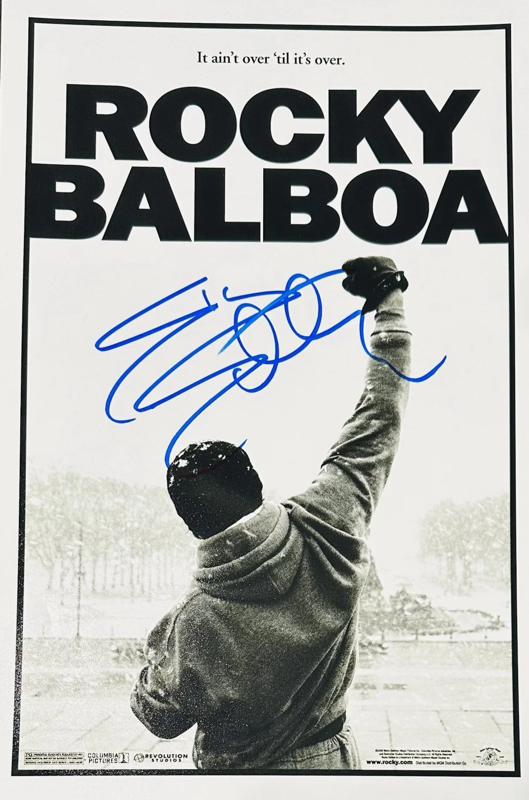 Sylvester Stallone — Sylvester Stallone Signed Poster Rocky Movie Stallone Autographed Poster Proof!, изображение 4