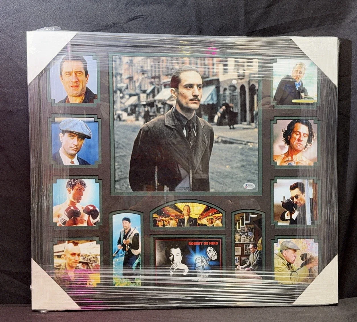Robert De Niro — Robert De Niro Goodfellas Godfather￼Signed Custom Framed Display Beckett, image 2