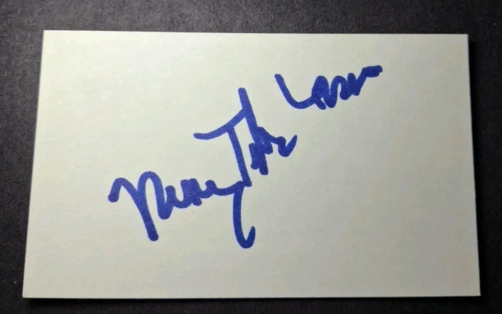 Mary Tyler Moore, Jerry Van Dyke — MARY TYLER MOORE & JERRY VAN DYKE LOT OF 2 SIGNED 3x5 INDEX DICK VAN DYKE SHOW, изображение 4