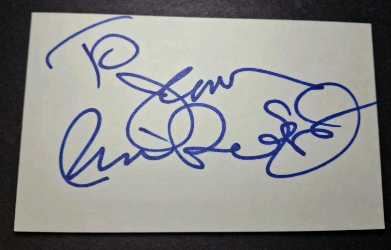 Rene Russo — RENE RUSSO - MAJOR LEAGUE - LETHAL WEAPON - GET SHORTY- SIGNED 3x5 Index W/PROOF, image 4