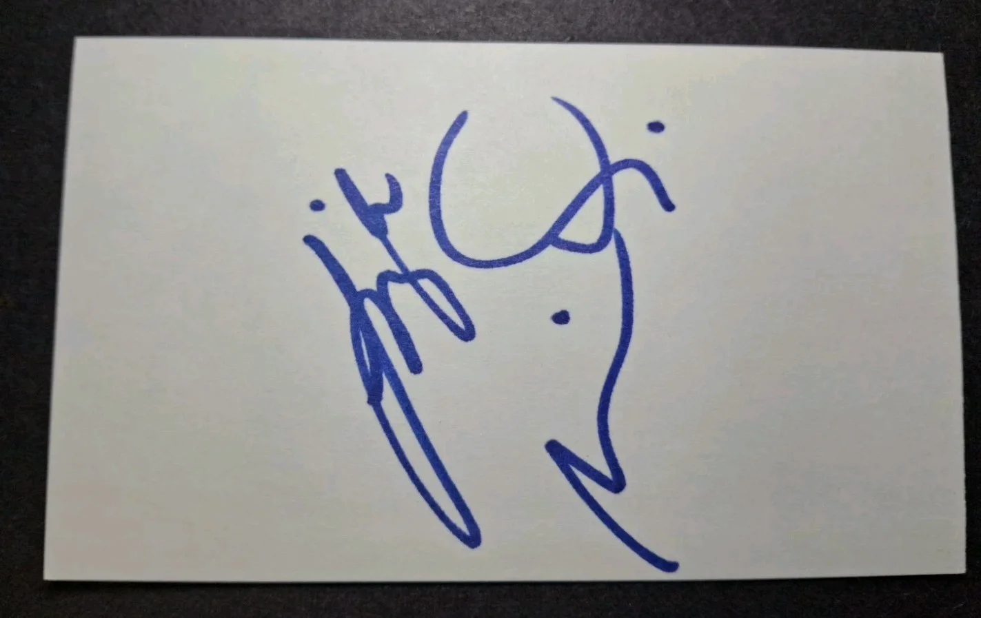 LIZA MINNELLI — LIZA MINNELLI - CABARET ( 1972 ) - SINGER SIGNED 3x5 Index Card - W/PROOF