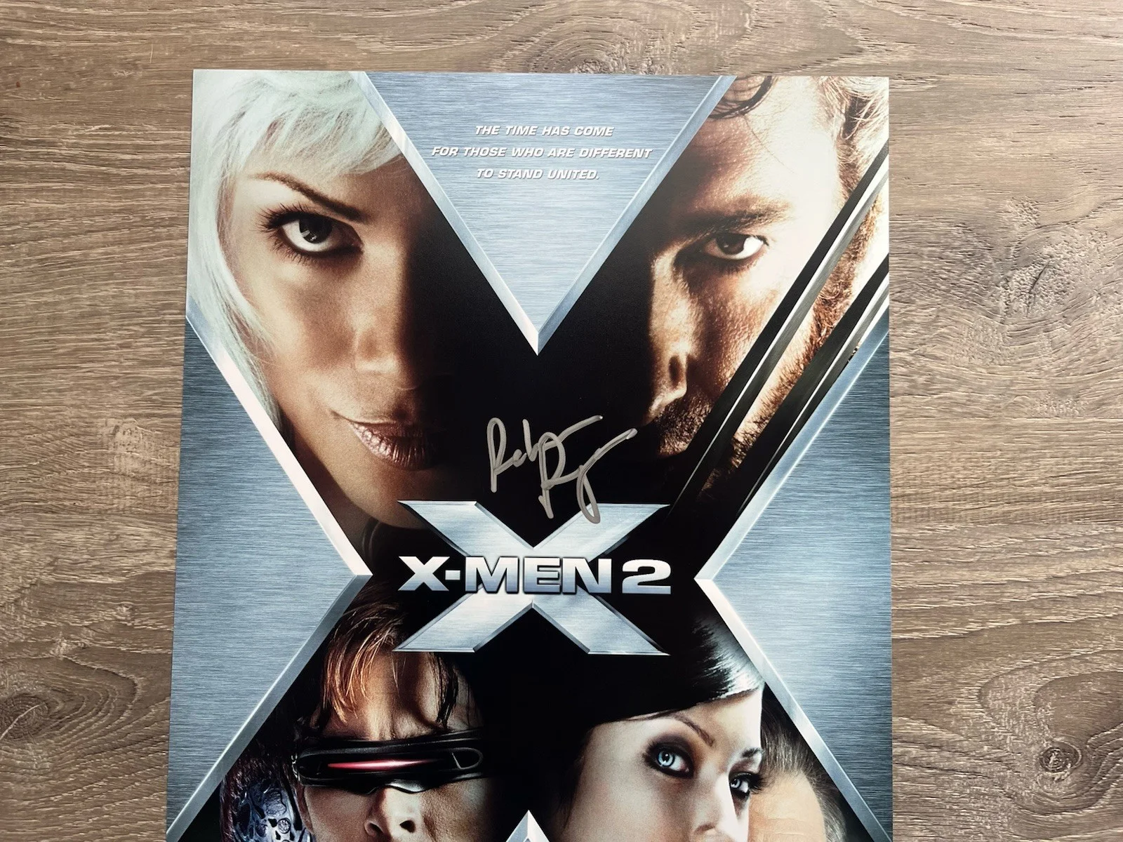 Rebecca Romijn — Rebecca Romijn Signed X2 11x17 Photo Beckett COA X-Men Mystique Autograph Marvel, изображение 3