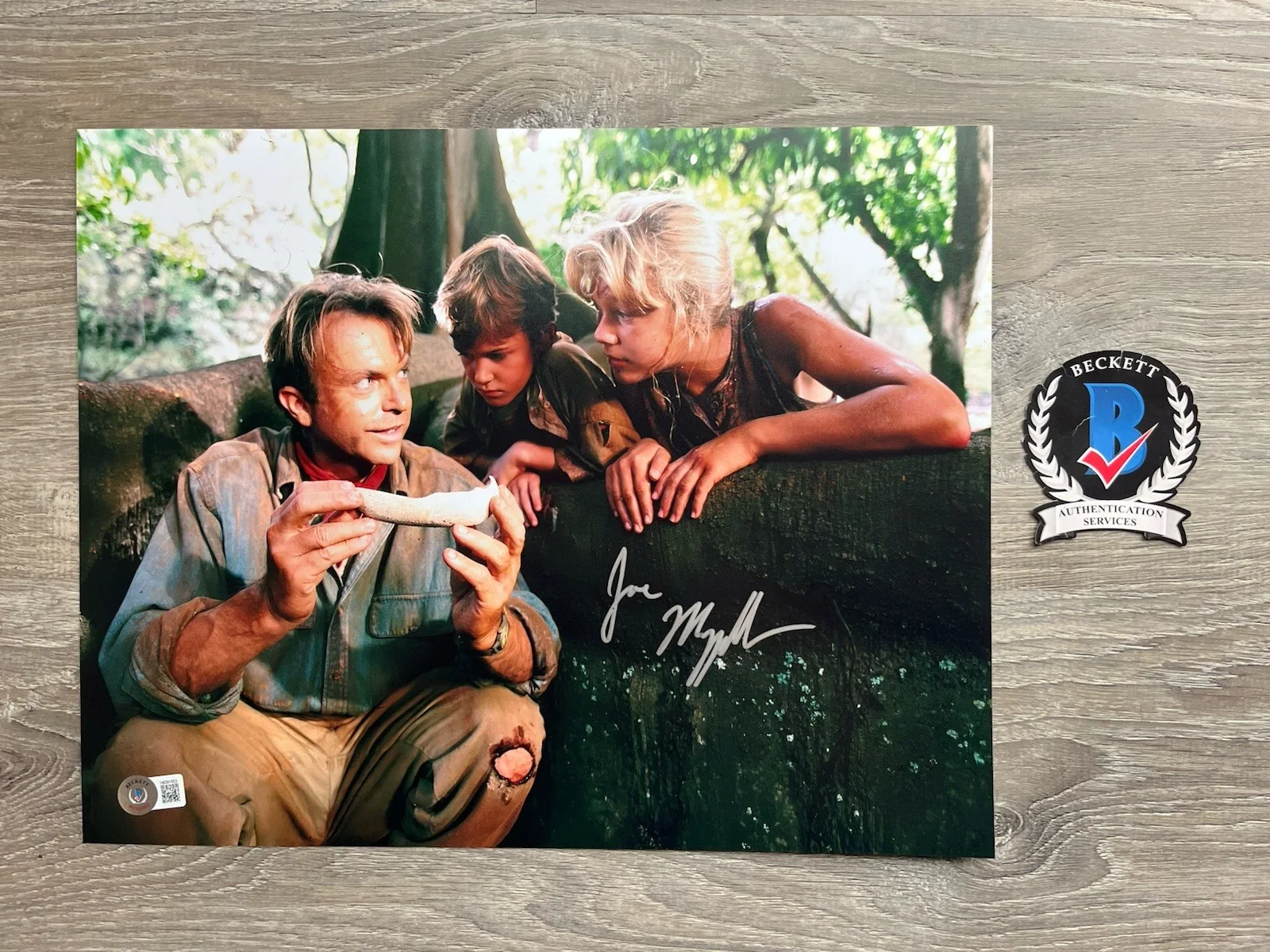 Joseph Mazzello — Joseph Mazzello Signed Jurassic Park 11x14 Photo Beckett COA Tim Murphy