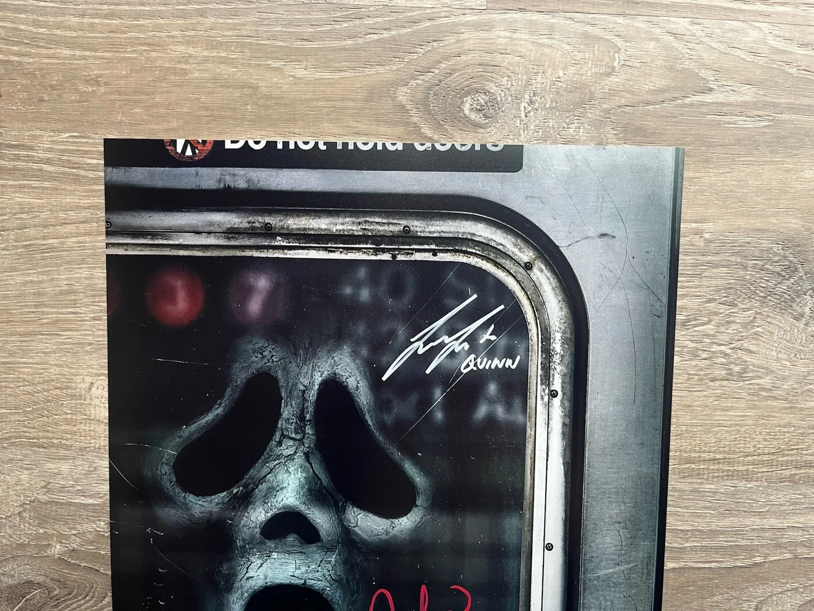 Melissa Barrera — Melissa Barrera Liana Liberato Dual Signed Scream 11x17 Photo JSA COA Ghostface, image 3