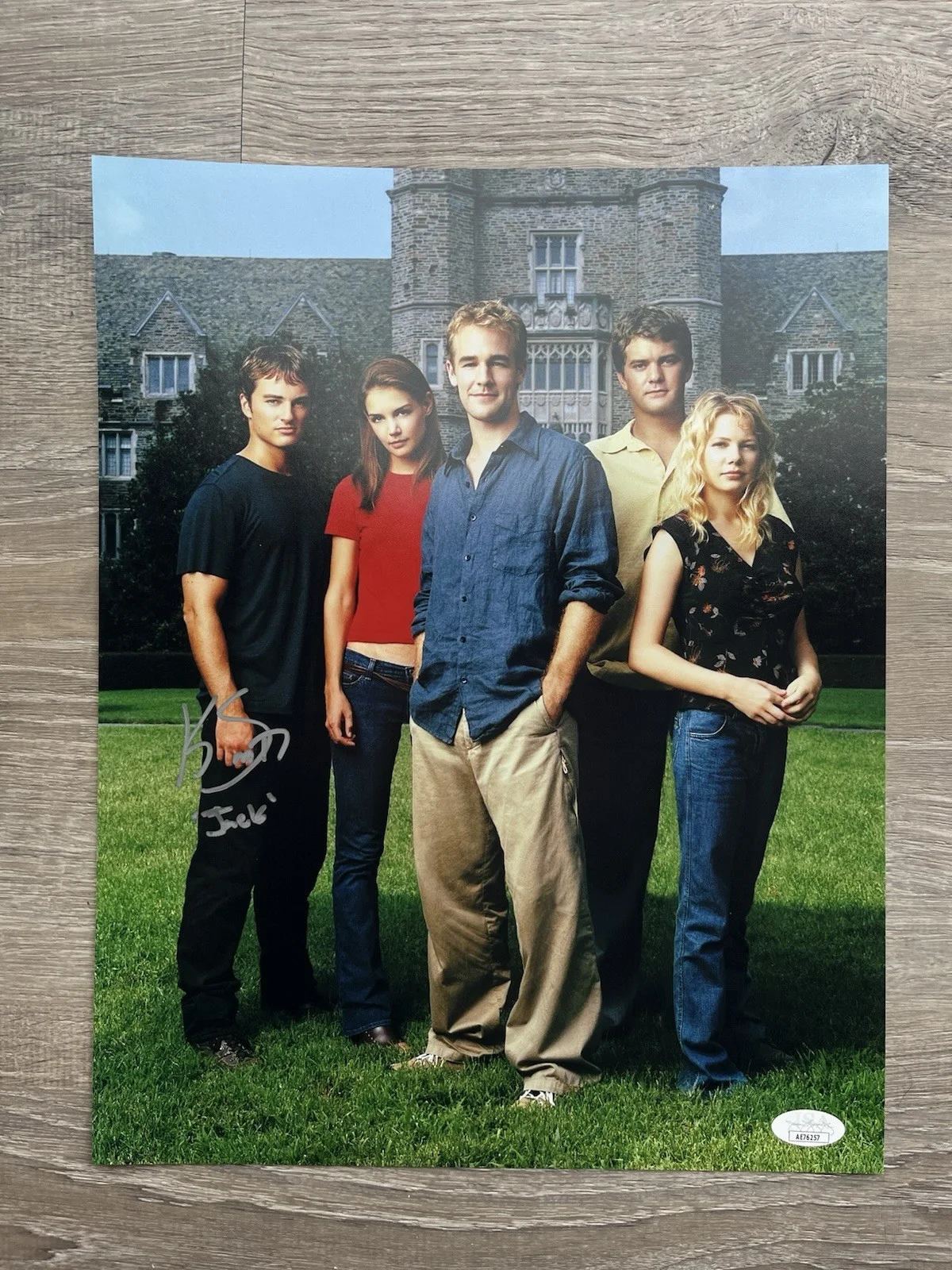 Kerr Smith — Kerr Smith Signed Dawsons Creek 11x14 Photo JSA COA Jack, image 2