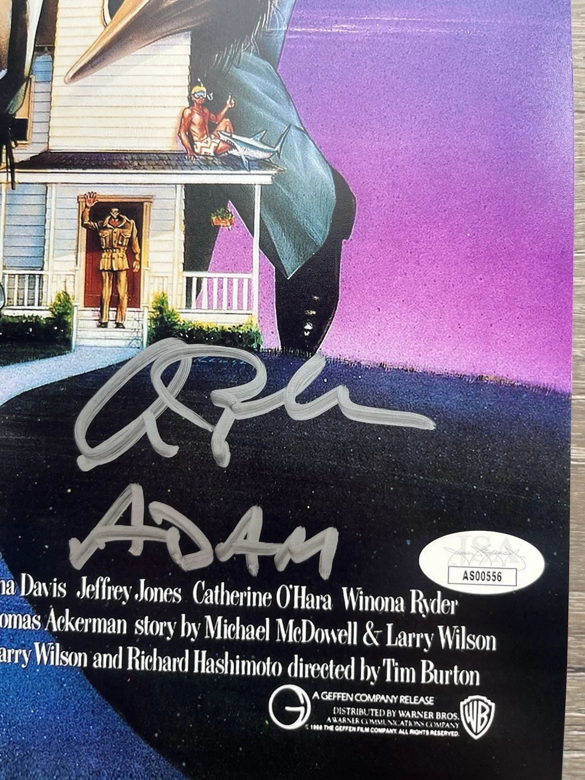 Alec Baldwin — Alec Baldwin Signed Inscribed Beetlejuice 11x17 Photo JSA COA Adam Maitland, изображение 5