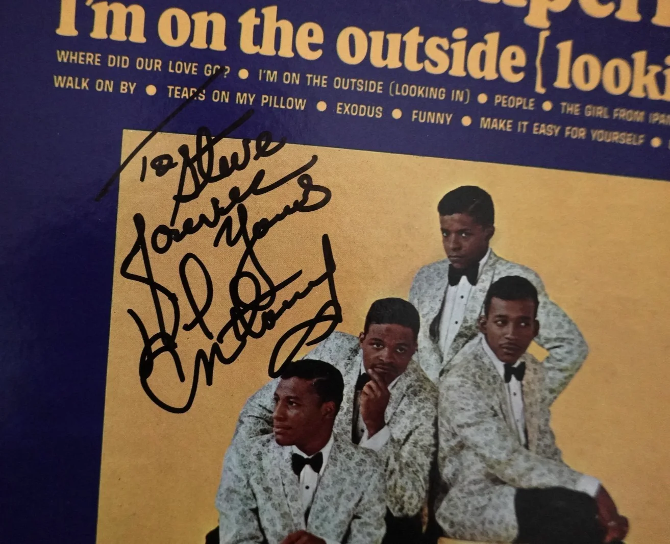 Little Anthony - Signed I'm on the Outside Album cover, image 2