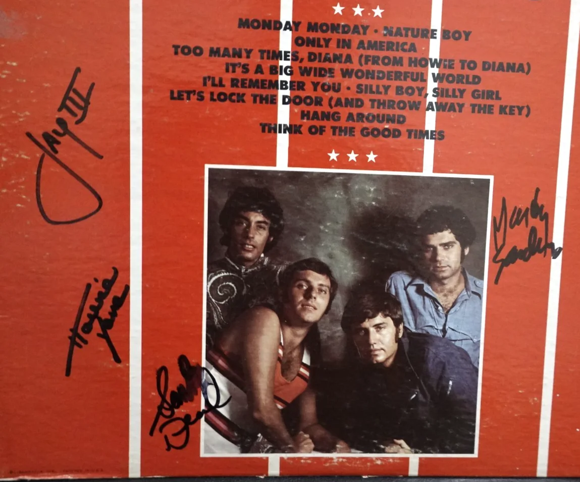Jay and the Americans - Signed self-titled Album Cover, изображение 2