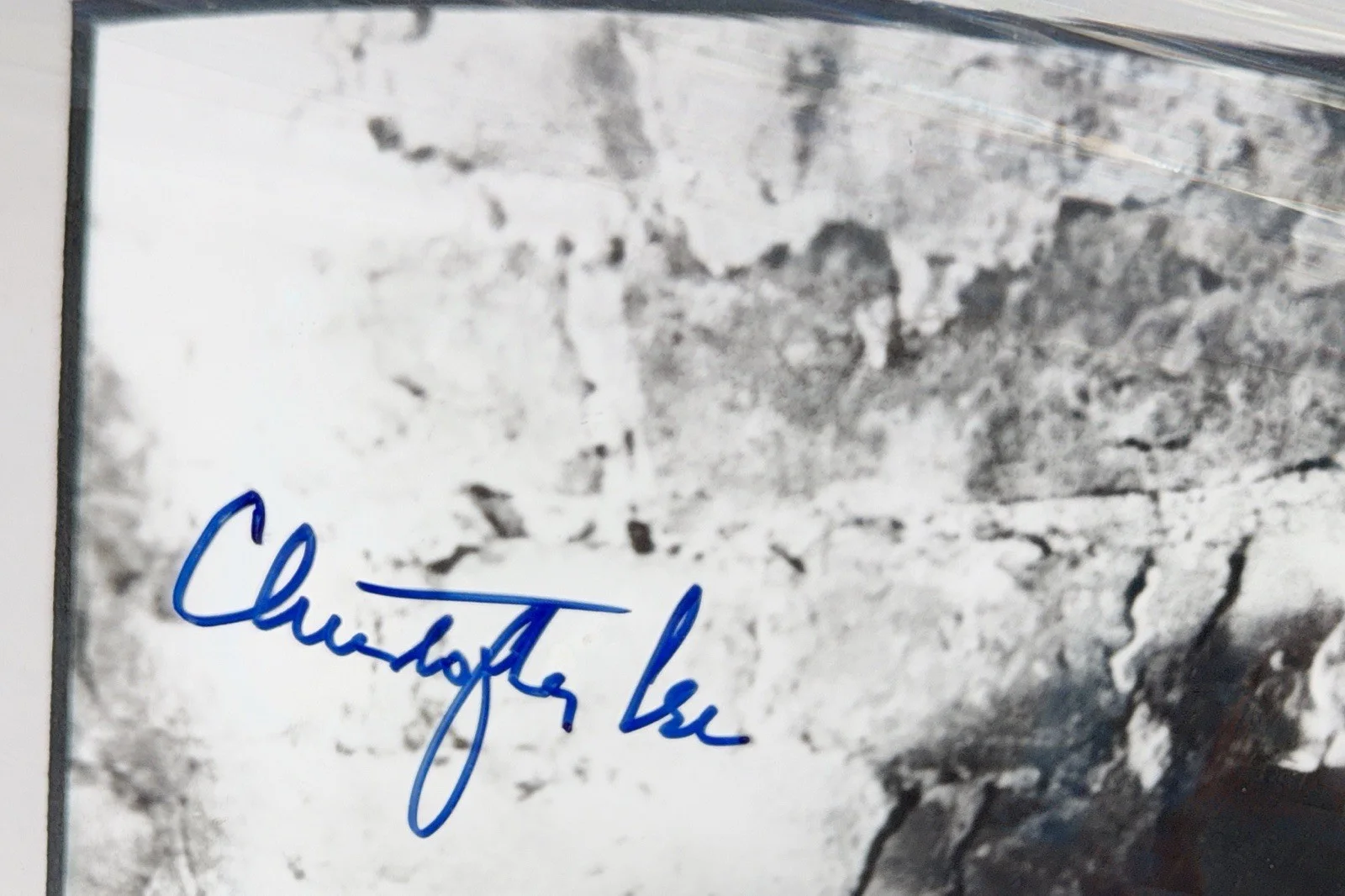 CHRISTOPHER LEE — CHRISTOPHER LEE STAR WARS DOOKU RARE SIGNED Sherlock Holmes FRAMED DISPLAY JSA, изображение 4
