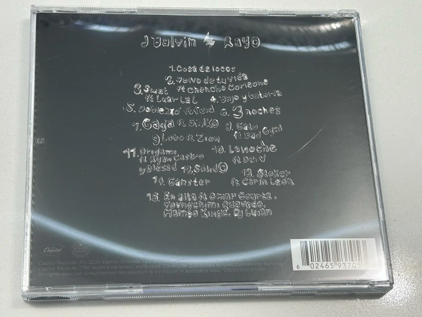 RAYO J BALVIN Signed Exclusive CD Autographed, изображение 2