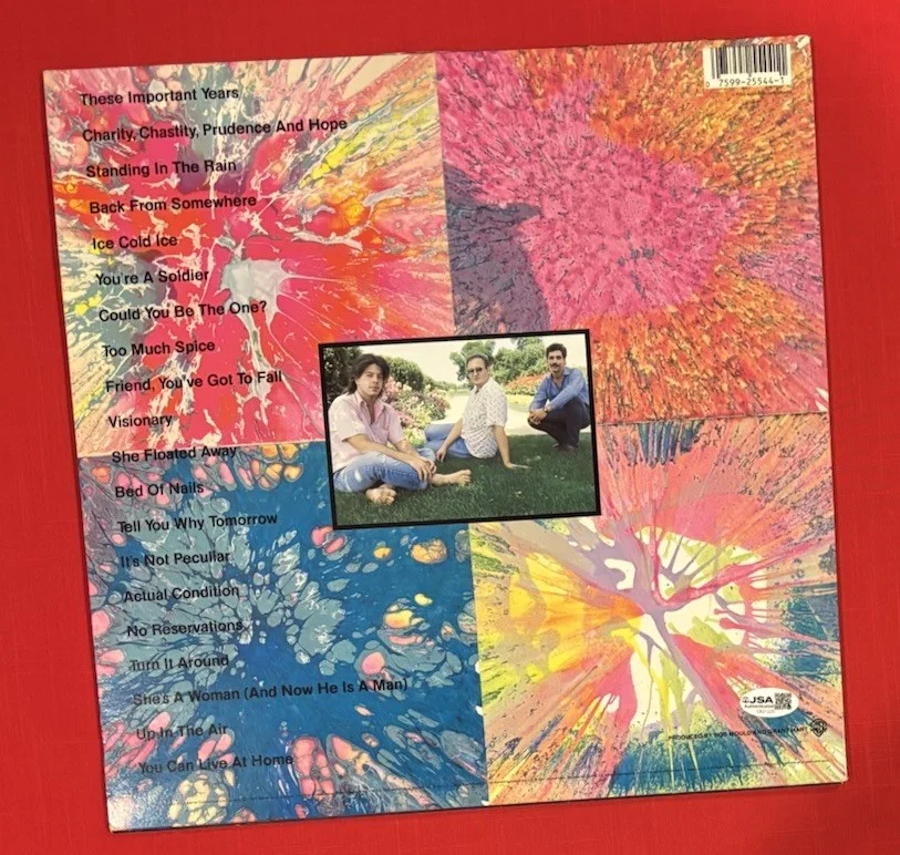 Bob Mould Greg Norton Grant Hart HUSKER DU Autographed SONGS & STORIES Vinyl JSA, изображение 2