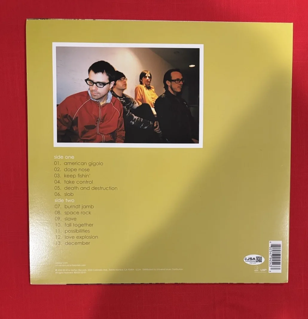 Rivers Cuomo WEEZER Signed Autographed MALADROIT Vinyl Album JSA, изображение 2